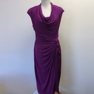 Maggy London Purple Cocktail Dress Size 12